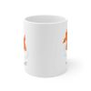 Orange Balloon Dog Theme Mug